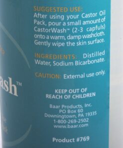Baal Castor Wash Alkaline Skin Cleanser