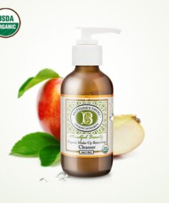 Organic makeup removing cleanser