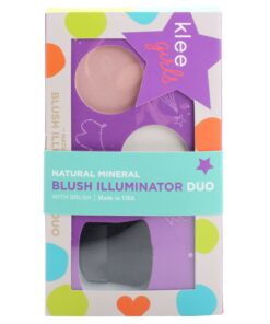 Klee Girls Natural Mineral Blush & Illuminator Duo Laguna Wink