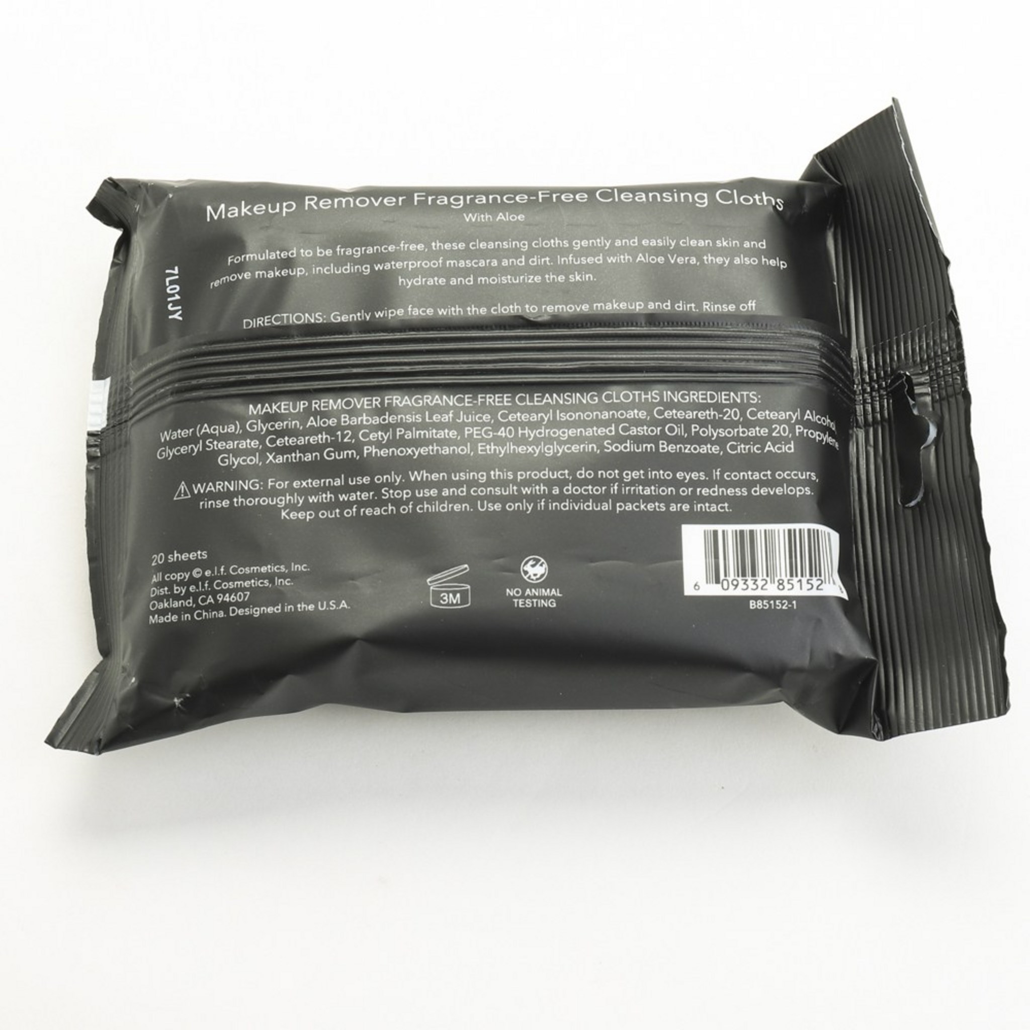 e.l.f. Fragrance Free Cleansing Cloth - Image 2