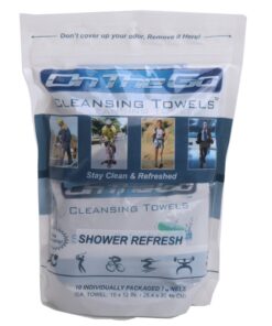 On the Go Towels Cleansing Towel Shower Refresh 25.4 x 30.48cm
