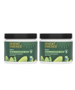 Desert Essence Natural Tea Tree Oil Facial Cleansing Pads (2pcs)