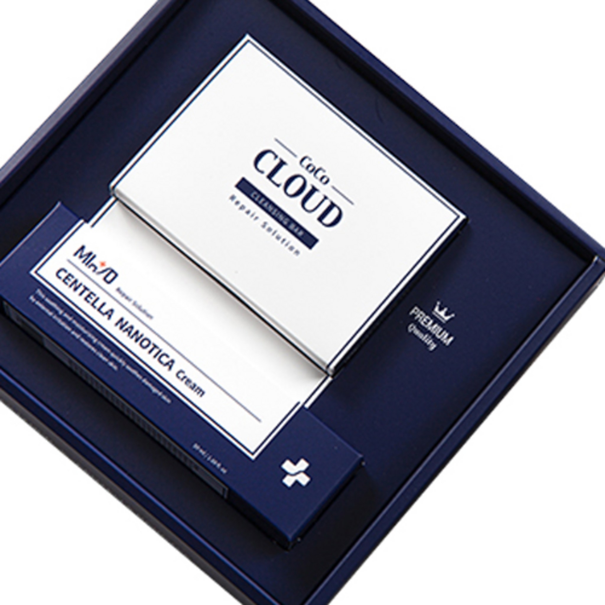 Me & So Coco Cloud Cleansing Bar 110g + Centella Nanotica Cream 50ml Set - Image 2