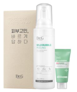 Dr.G Mild Bubble Peeling 135ml + Red Blemish Clear Soothing Foam 30ml Set