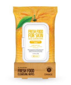 Farmskin Fresh Food For Skin Cleansing Wipes Orange