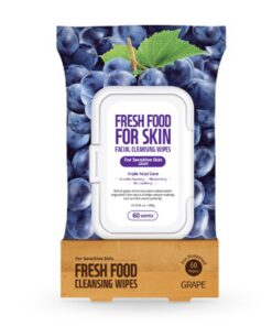Farmskin Fresh Food For Skin Cleansing Wipes Grape