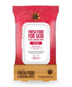Farmskin Fresh Food For Skin Cleansing Wipes Pomegranate