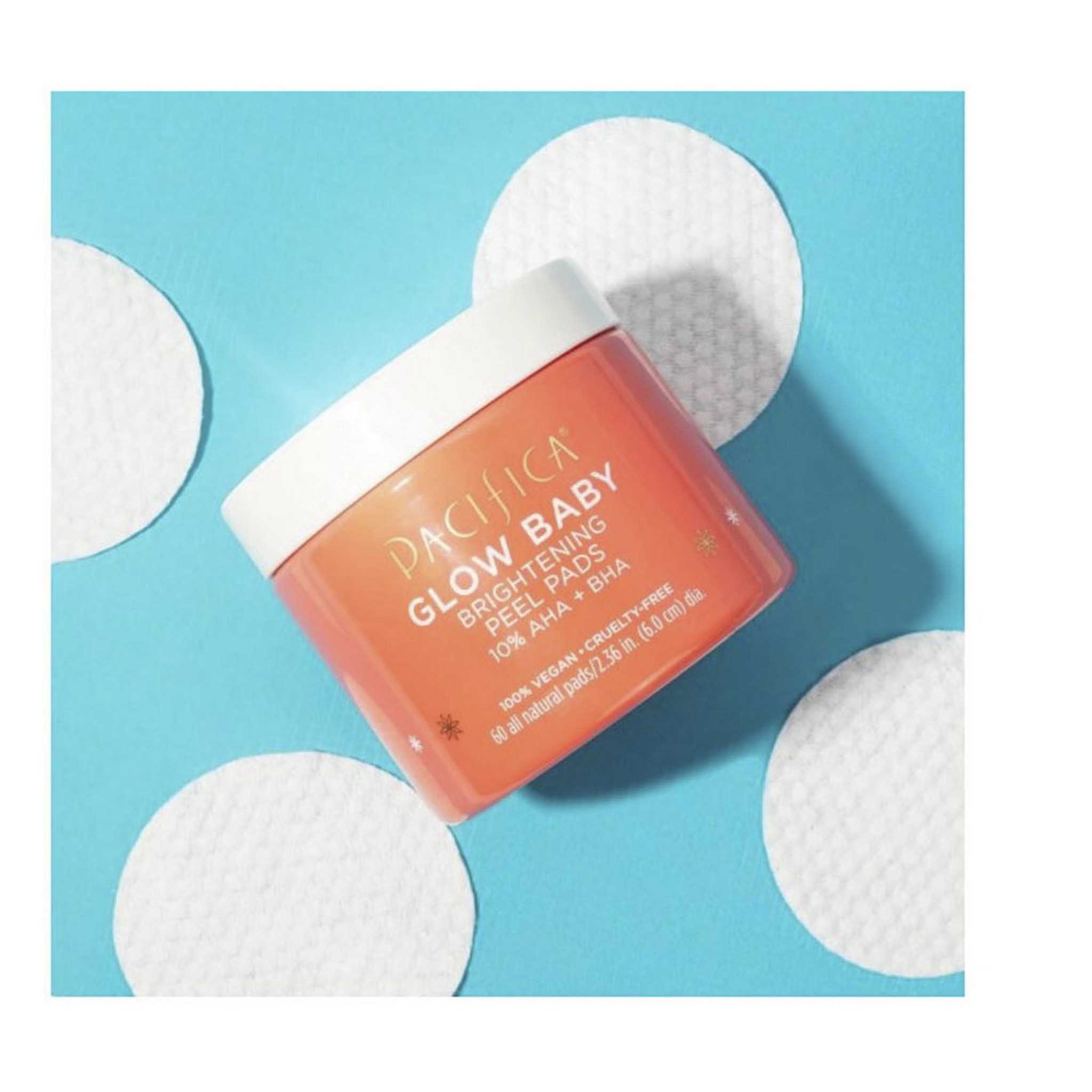 Pacifica Glow Baby Brightening Peel Pad 6cm - Image 3