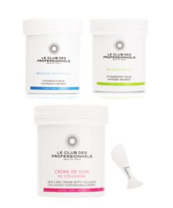 Oligo Dummy Elastin Collagen Cream 250ml + Strawberry Mask 125ml + Calendula Mask 110ml + Spatula Elasticity Management Set