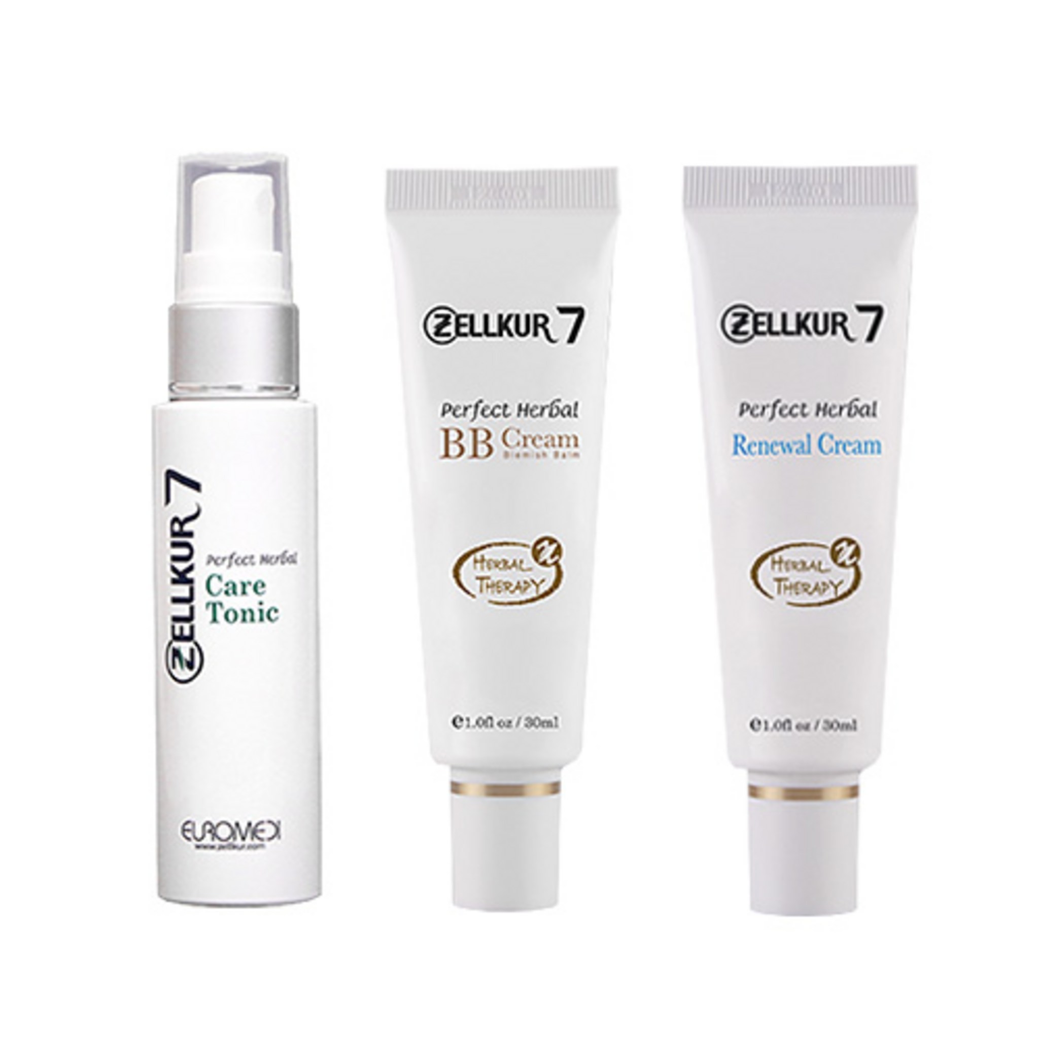 Euromedicine Cosmetics Gel Cure Home Care Care Tonic 50ml + BB Cream 30ml + Renewal Cream 30ml Set - Image 2