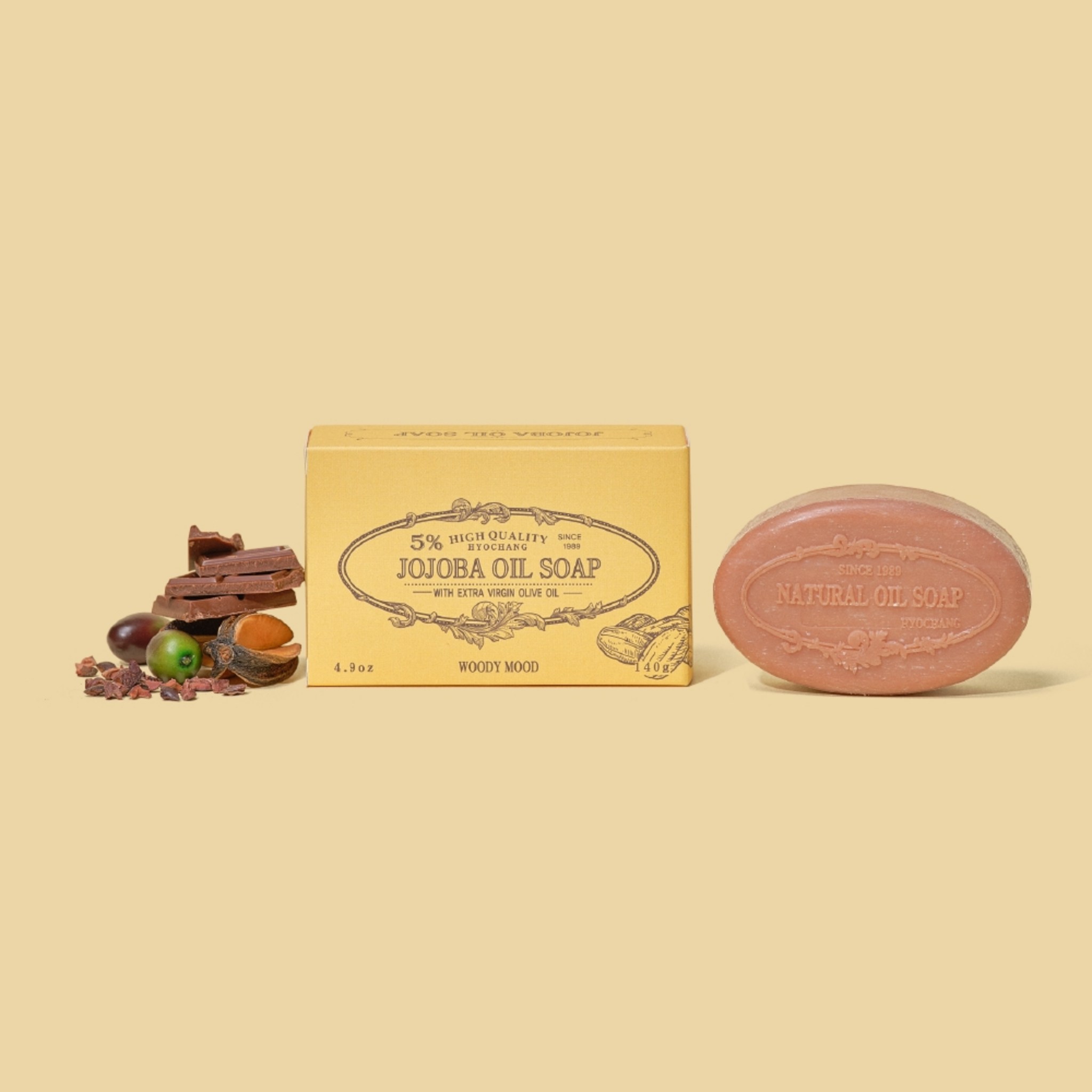 Hyochang Jojoba Oil Soap Bar - Image 2