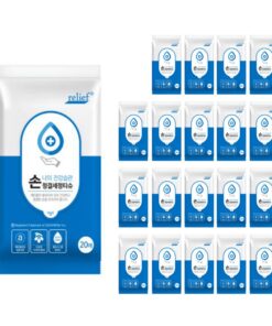 Relief Hand Cleansing Wipes Portable