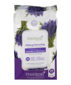 Petal Fresh Makeup Removing Cleansing Wipes Calming & Healing Lavender & Rosemary