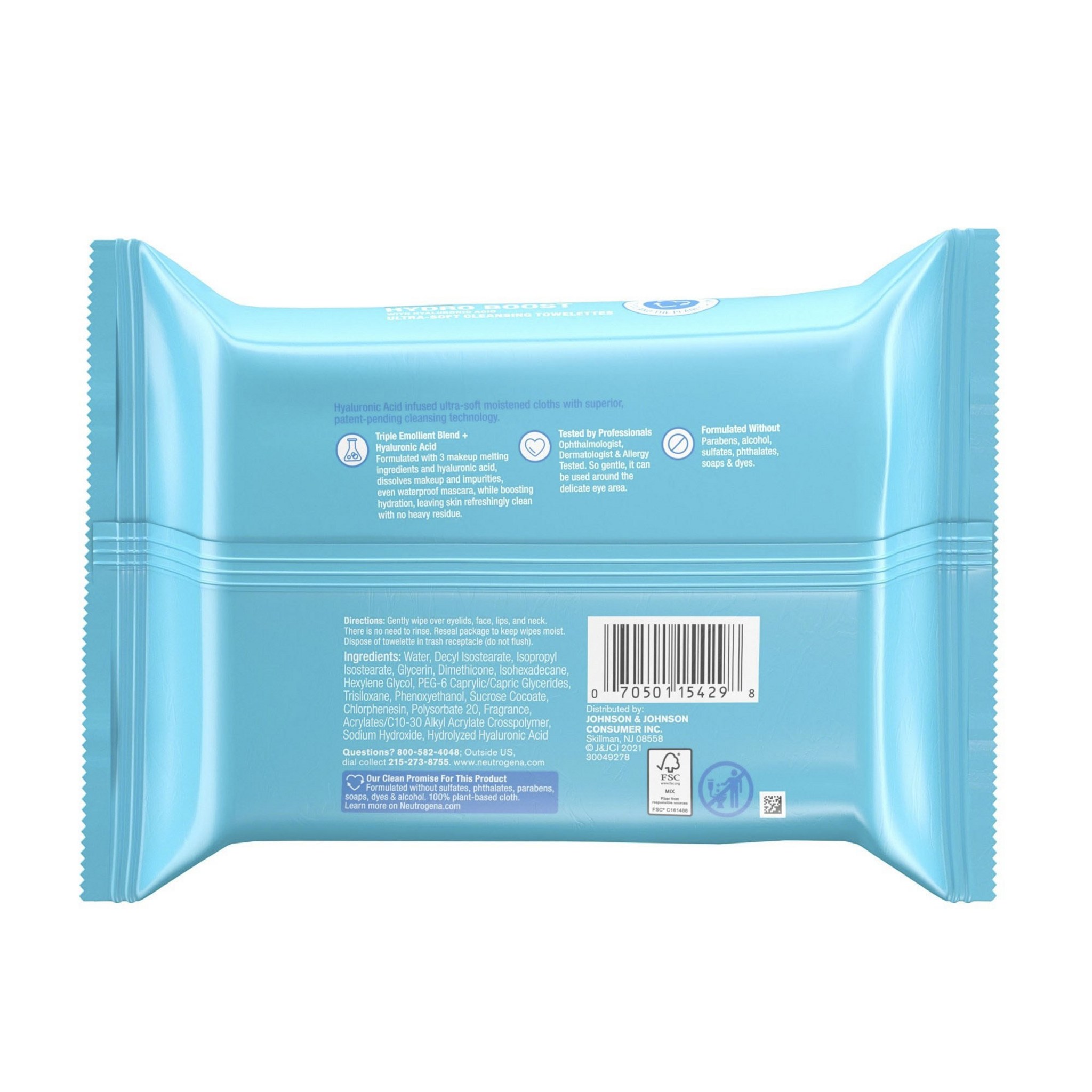 Neutrogena Hydro Boost Ultra-Soft Cleansing Tissue - Image 2