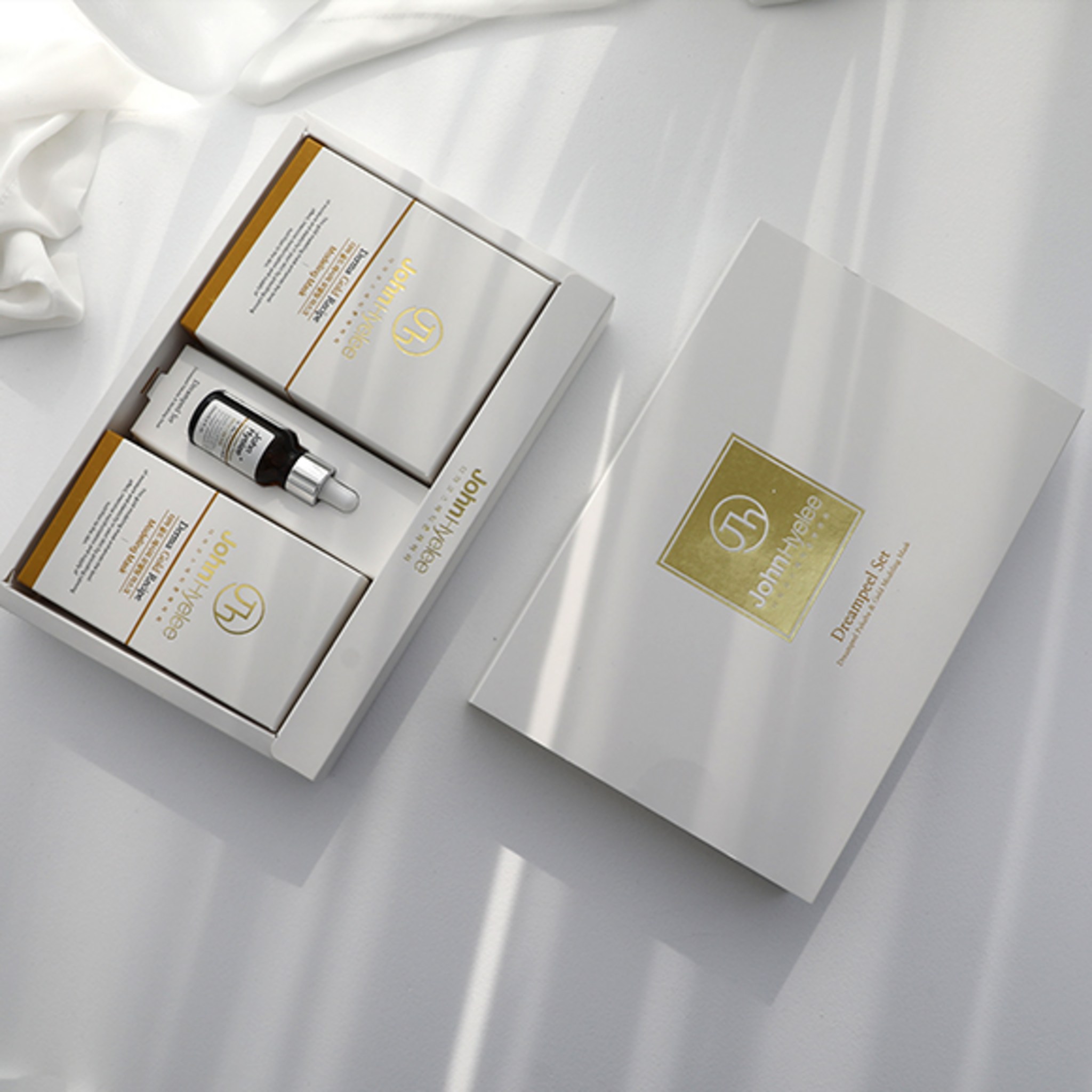 John Hiree Dream Peel Set (Gold) 4 Servings Peeling Dead Skin Care Soothing Modeling Pack Set Home Esthetic - Image 3