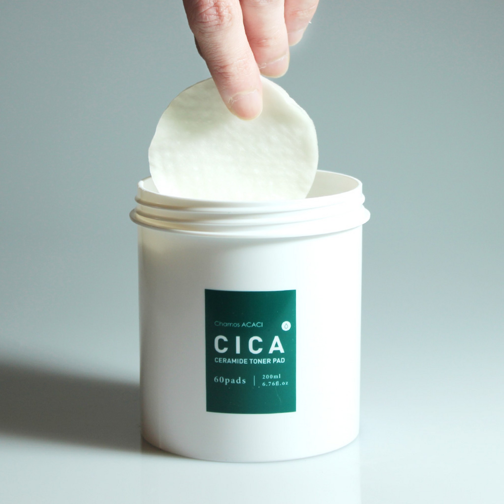 Chamos Agassica Ceramide Toner Pads 60 sheets - Image 3