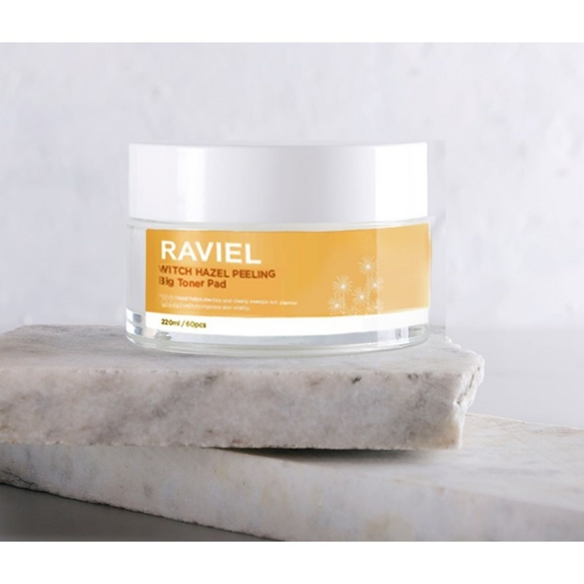 Raviel Witch Hazel Peeling Big Toner Pad 220ml - Image 2