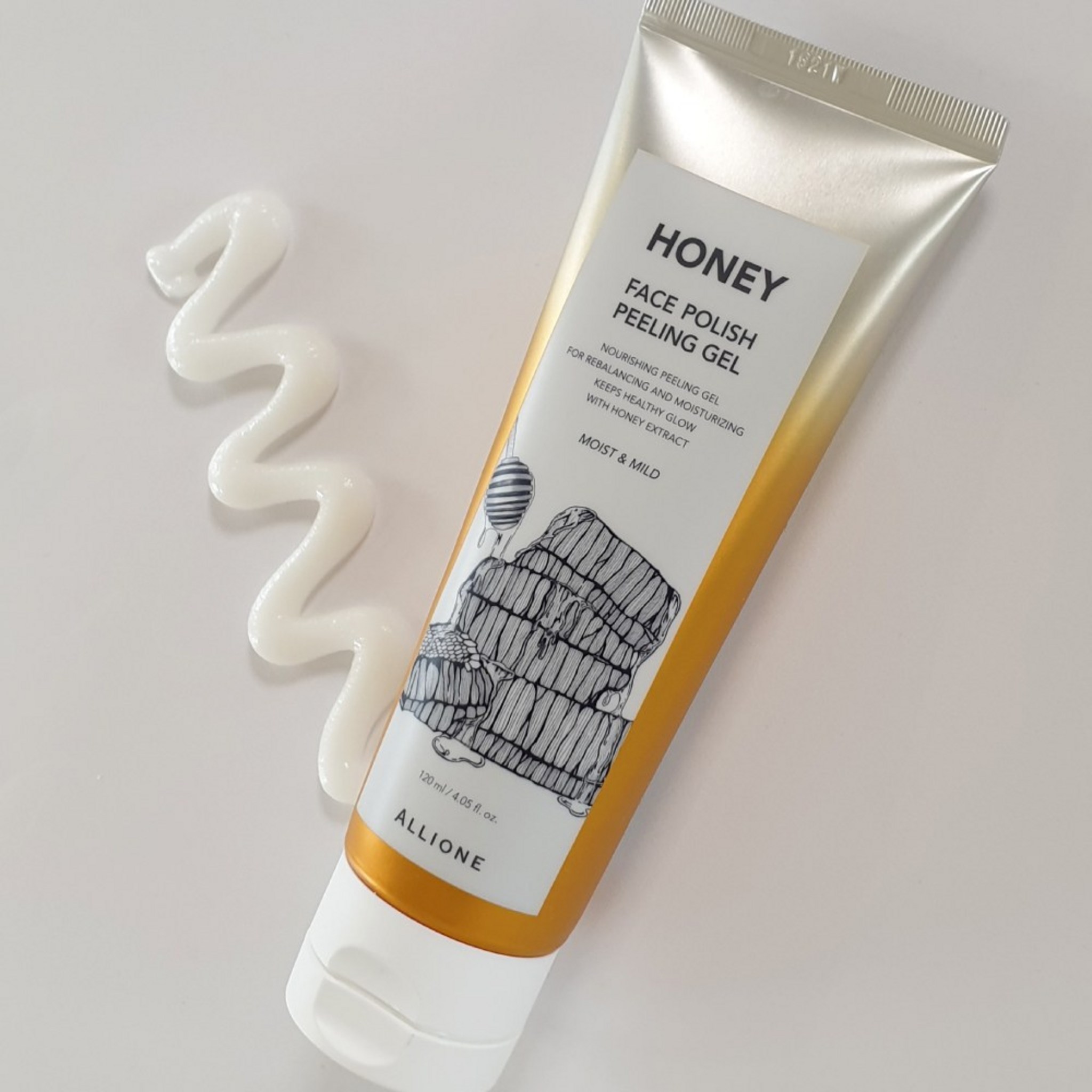 Alione Hypoallergenic Facial Exfoliation Sebum Removal Scalp Peeling Peeling Gel 2 Types 120g - Image 3