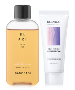 Banobagi Heart Lip Bag Essence 150ml + Milk Thistle Repair Cream 50ml