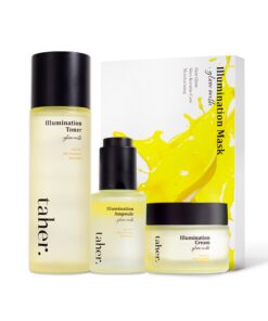 Taher Illumination Glow With Skin Care Toner + Ampoule + Cream + Mask Pack 5p Set
