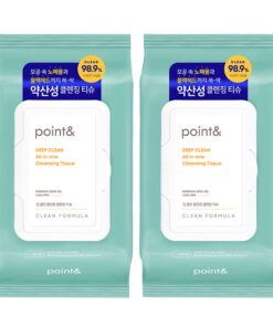 Point and Deep Clean All-in-One Cleansing Tissue 80 sheets 2p