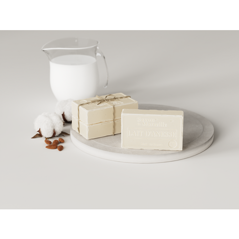 Lechatra 1802 Marseille Soap Donkey Milk Flavor 3p - Image 6