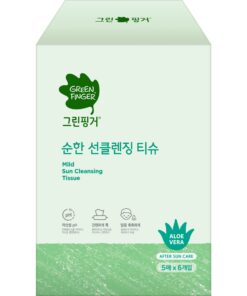 Green Finger Mild Sun Cleansing Tissue 5p
