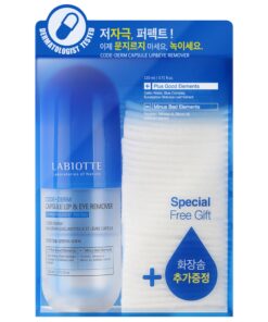 Labiotte Codederm Capsule Lip & Eye Remover 110ml + Cotton Pad 30p