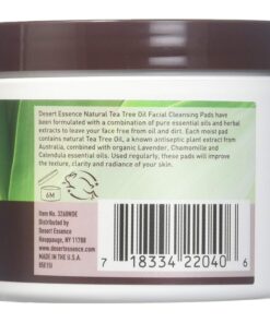Desert Essence Natural Tea Tree Oil Facial Cleansing Pad Original