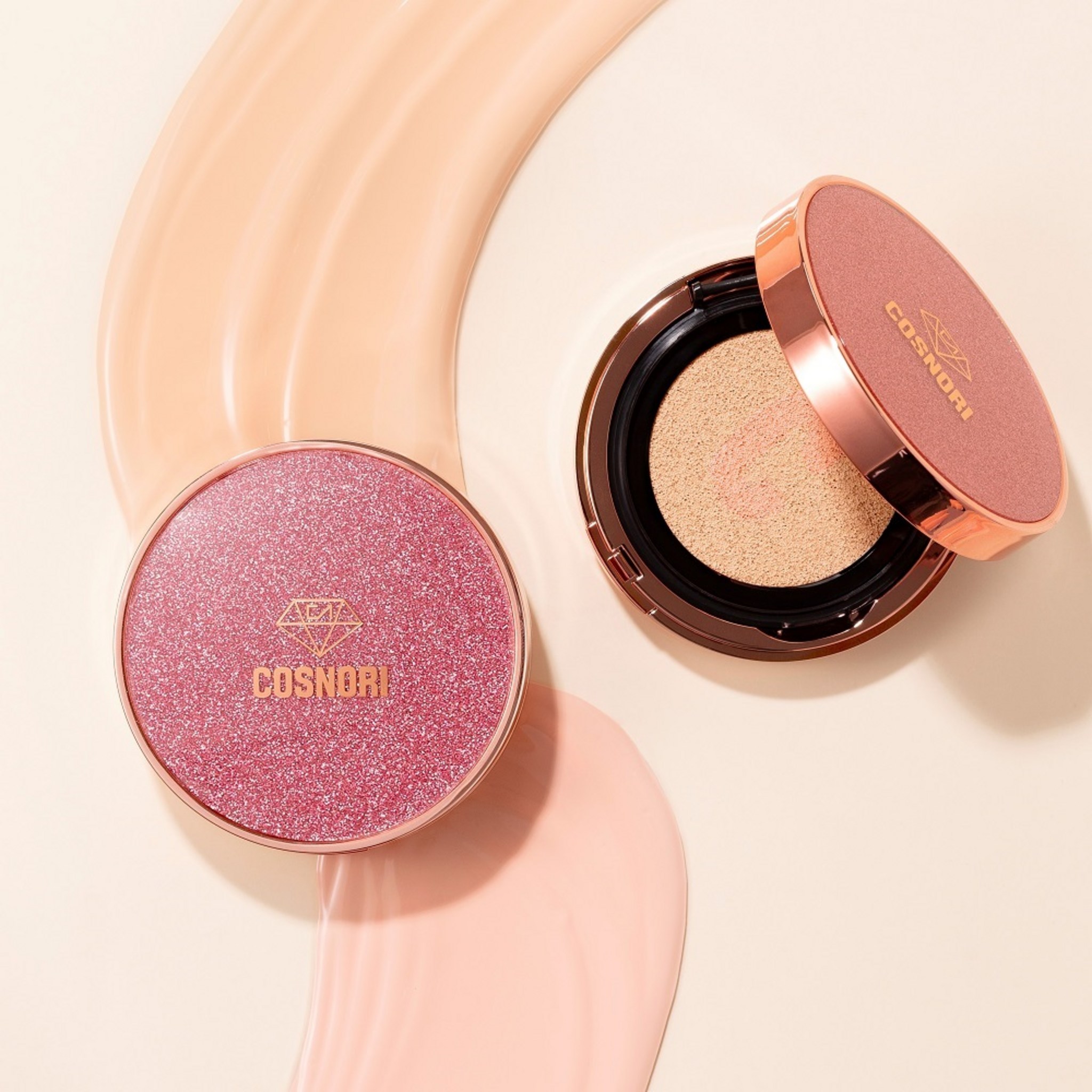 Kosnori Blossom Tone-up Cushion Foundation 14g - Image 4