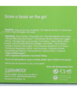 Giovanni Refreshing Facial Cleansing Towelette