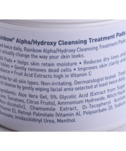 Rainbow Research Alpha Hydroxy Cleansing Treatment Pads