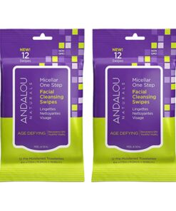 Andalou Naturals Facial Cleansing Swipe Age Defying 15.24 x 19.68cm