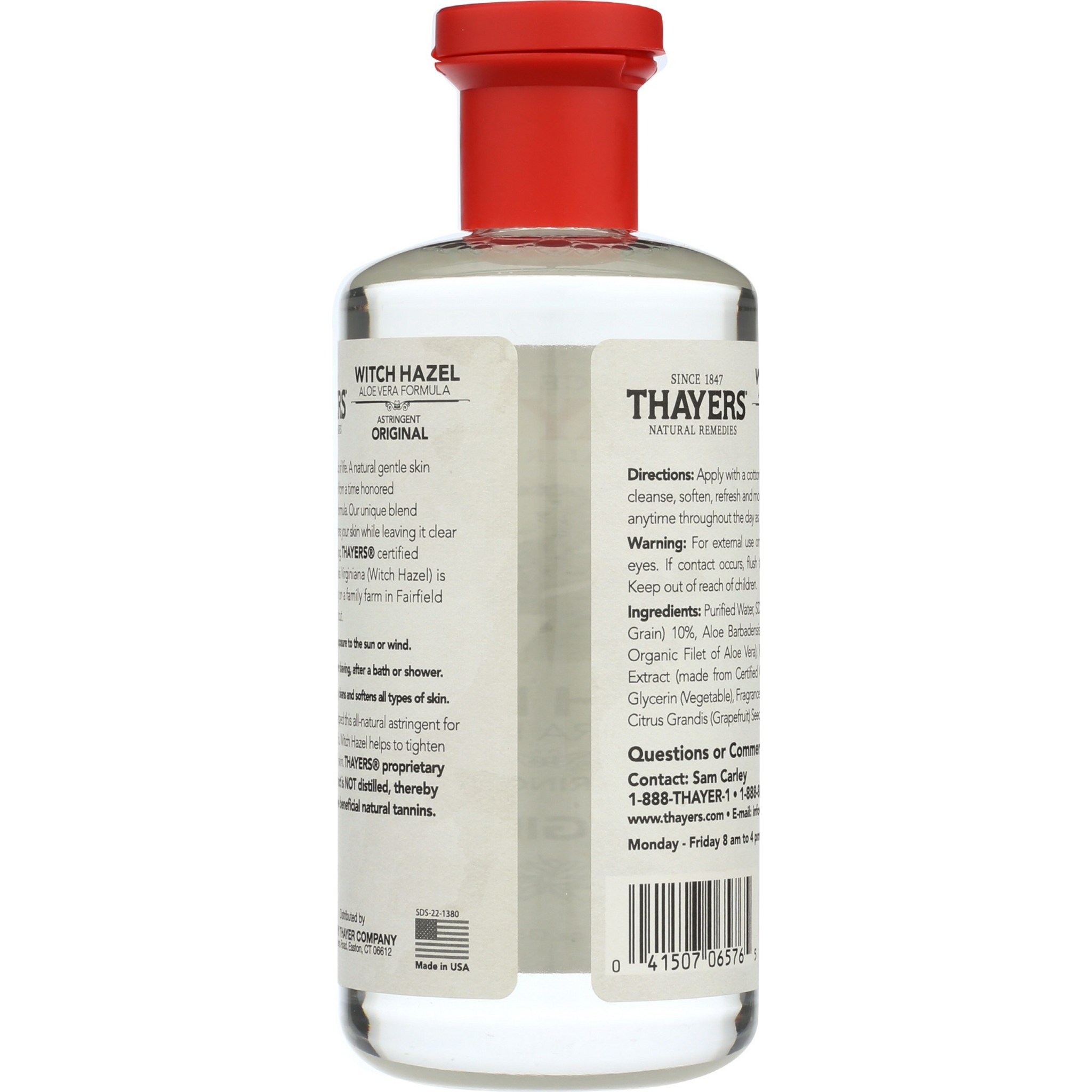 Thayers Witch Hazel Astringent Original - Image 2
