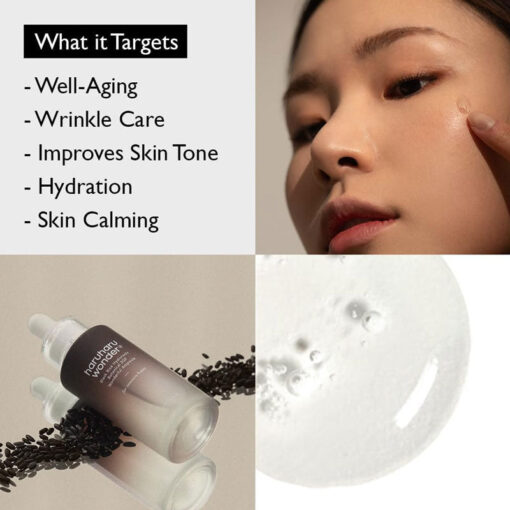Black Rice Hyaluronic Botanical 2GF Wonderful Ampoule - Image 3