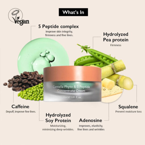 Centella Phyto & 5 Peptide Concentrate Cream - Image 3