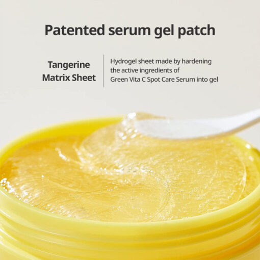 Green Tangerine Vita C Eye Gel Patch - Image 4